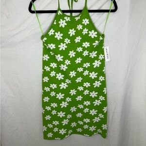 PacSun Green Floral Dress